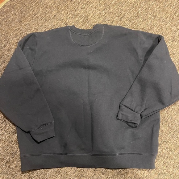 Eddie Bauer black men’s crewneck sweater size 2XL warm winter - Picture 8 of 9